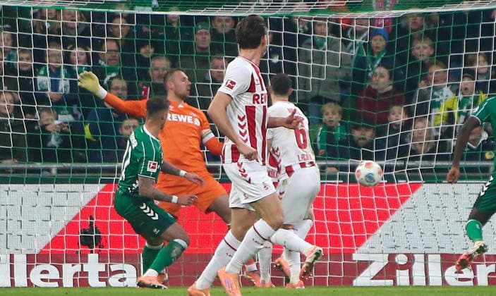 Deutschland: Fussball Bundesliga 2025 26, 8. Spieltag - SV Werder Bremen vs 1. FC Köln - Weserstadion-Stadion (Bremen): Marco Friedl (SV Werder Bremen, 32) Bremen Copyright: xAymanxAlahmedx
