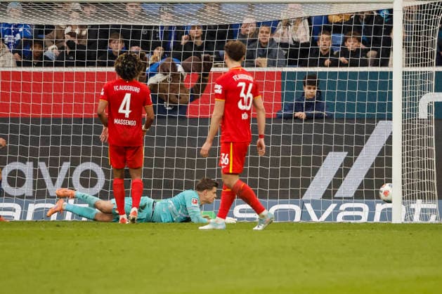 3:0 Tor fuer TSG Hoffenheim durch Grischa Prömel, Promel (TSG Hoffenheim, 06) , Deutschland, Fussball, 1. Bundesliga, 12.Spieltag, 2025 2026, TSG Hoffenheim vs. FC Augsburg, 29.11.2025, PreZero Arena, Sinsheim, Deutschland Sinsheim PreZero Arena Baden-Württemberg Deutschland Copyright: xGrantxHubbsx