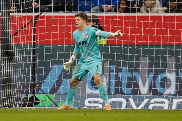 Finn Dahmen (FC Augsburg, 01) , Deutschland, Fussball, 1. Bundesliga, 12.Spieltag, 2025 2026, TSG Hoffenheim vs. FC Augsburg, 29.11.2025, PreZero Arena, Sinsheim, Deutschland Sinsheim PreZero Arena Baden-Württemberg Deutschland Copyright: xGrantxHubbsx