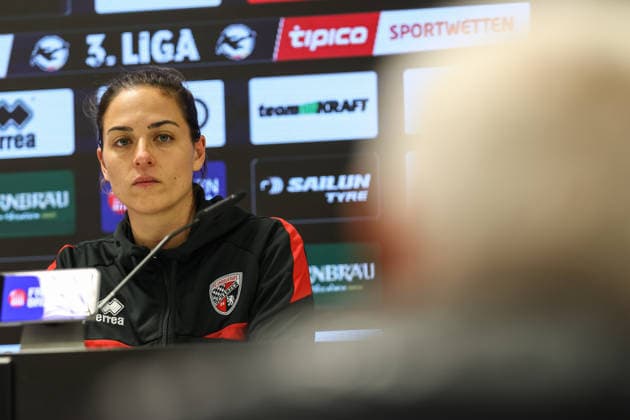 3. Liga; FC Ingolstadt 04 - TSG Hoffenheim II; Pressekonferenz Interview Cheftrainerin Sabrina Wittmann (FCI) 3. Liga - FC Ingolstadt 04 Saison 2025 2026 TSG Hoffenheim II