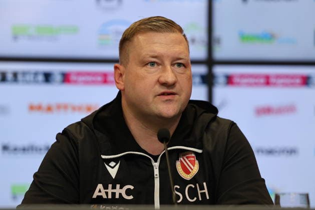 Cottbuser Pressesprecher Stefan Scharfenberg-Hecht Fussball 3. Liga 2025 2026 FC Energie Cottbus - FC Viktoria Köln
