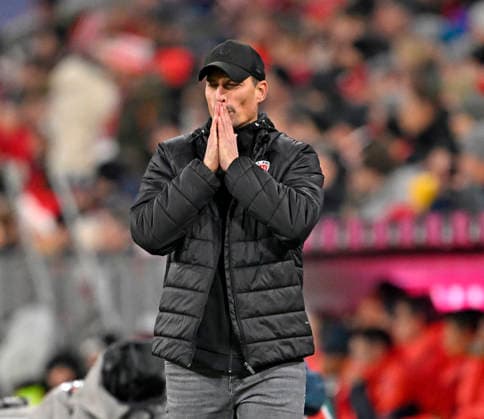 29.11.2025, Fussball Bundesliga 2025 2026, 12.Spieltag, FC Bayern München - FC St. Pauli, in der Allianz-Arena München, Trainer Alexander Blessin (FC St. Pauli)