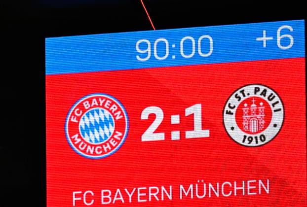 RECORD DATE NOT STATED 29.11.2025, Fussball Bundesliga 2025 2026, 12.Spieltag, FC Bayern München - FC St. Pauli, in der Allianz-Arena München, 2:1 nach 90 Minuten