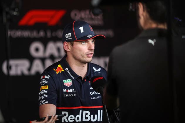 Formula1; Round23; Qatar Grand Prix; Qatar Max Verstappen (NED) - Oracle Red Bull Racing - RB21 during Formula1 Qatar Airways Qatar Grand Prix on november 29., 2025 in Lusail International Circuit, Qatar Zsombor Toth Lusail Lusail International Circuit Qatar