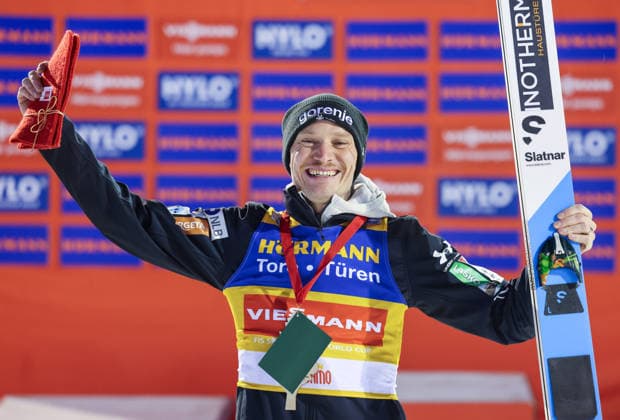 NORDIC SKIING - FIS WC Ruka, Nordic Opening KUUSAMO,FINLAND,29.NOV.25 - NORDIC SKIING, Ski jumping, Skispringen, Ski, nordisch - FIS World Cup, Nordic Opening, large hill, men. Image shows Anze Lanisek (SLO).  GEPAxpictures xHaraldxSteiner