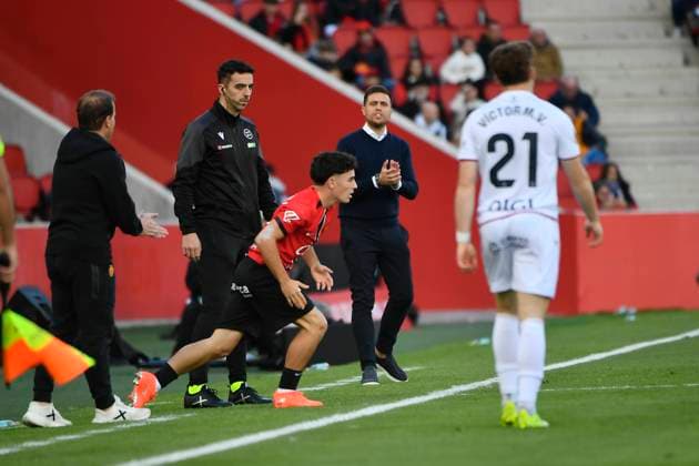 Spanish La Liga EA Sports soccer match between Mallorca and Osasuna at Son Moix Stadium in Mallorca, Spain 29 November 2025 900 Cordon Press  900 CordonxPress LOF - Mallorca vs Osasuna