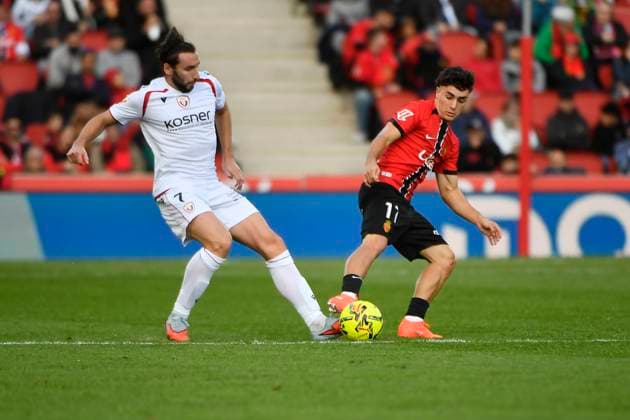 Spanish La Liga EA Sports soccer match between Mallorca and Osasuna at Son Moix Stadium in Mallorca, Spain 29 November 2025 900 Cordon Press  900 CordonxPress LOF - Mallorca vs Osasuna