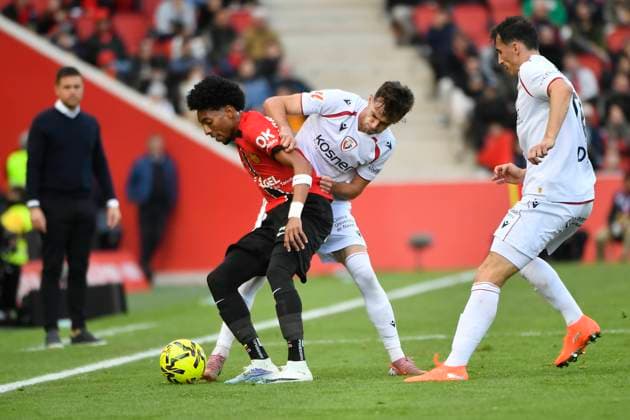 Spanish La Liga EA Sports soccer match between Mallorca and Osasuna at Son Moix Stadium in Mallorca, Spain 29 November 2025 900 Cordon Press  900 CordonxPress LOF - Mallorca vs Osasuna