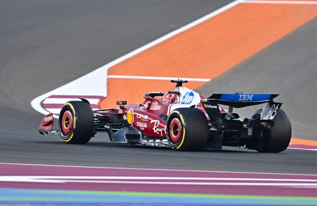 F1 Grand Prix of Qatar 2025 Sprint Race Ferrari driver Charles Leclerc of Monaco competes during the Sprint race of the Formula One Qatar Grand Prix at Lusail International Circuit in Lusail, Qatar, on November, 29,2025. The Formula 1 Qatar Grand Prix will be held on 30 November 2025 DOHA Qatar Copyright: xNOUSHADxTHEKKAYILx