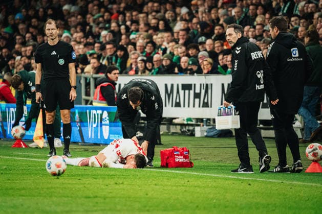 1. Bundesliga: SV Werder Bremen vs. 1. FC Köln, 29.11.2025 Said El Mala (1. FC Köln, 13); Fußball, 1. Bundesliga, 12. Spieltag: SV Werder Bremen vs. 1. FC Köln am 29.11.2025 im Weserstadion, Bremen DFL REGULATIONS PROHIBIT ANY USE OF PHOTOGRAPHS AS IMAGE SEQUENCES AND OR QUASI-VIDEO. Copyright: xBEAUTIFULxSPORTS Tonhäuserx