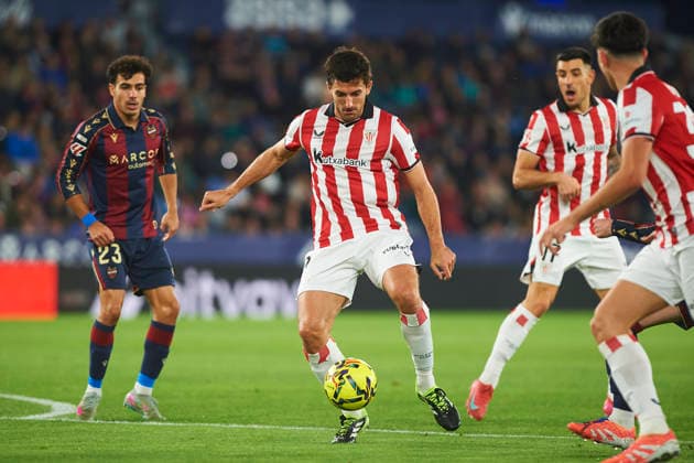 Dani Vivian (Athletic Club) during the LaLiga EA Sports match between Levante UD and Athletic Club at Ciudad de Valencia on November 29, 2025 in Valencia, Spain. (Photo by Maria Jose Segovia DeFodi Images)