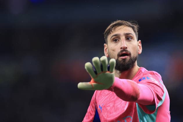 Football - Premier League - Manchester United, ManU v Leeds United 29th November 2025 - Premier League - Manchester City v Leeds United - Manchester City goalkeeper Gianluigi Donnarumma - Photo: Simon Stacpoole Offside. Manchester UK Copyright: xSimonxStacpoolexOffside