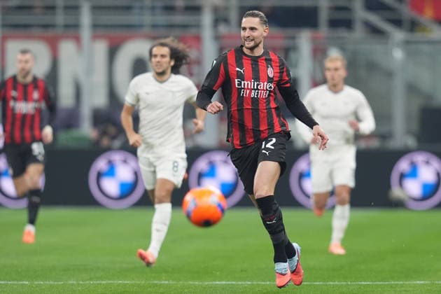 AC Milan s Adrien Rabiot during Milan and Lazio at the San Siro Stadium in Milan , north Italy - Saturday , November 29 , 2025. - Soccer .  Copyright: xSpada LaPressex