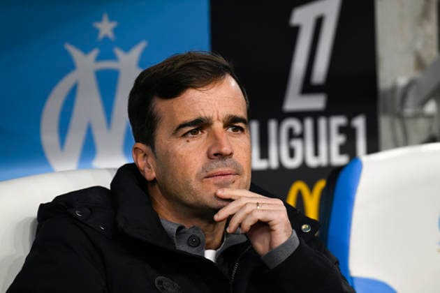 FOOTBALL : Olympique de Marseille VS Toulouse FC - Ligue 1 McDonald s - 29 11 2025 Carles Martinez (Coach Toulouse FC) - Ligue 1 McDonald™s match between Olympique de Marseille and Toulouse Football Club on November 29, 2025 at the Orange Velodrome Stadium in Marseille. MarseilleFrance  Copyright: xWilliamxCannarellax