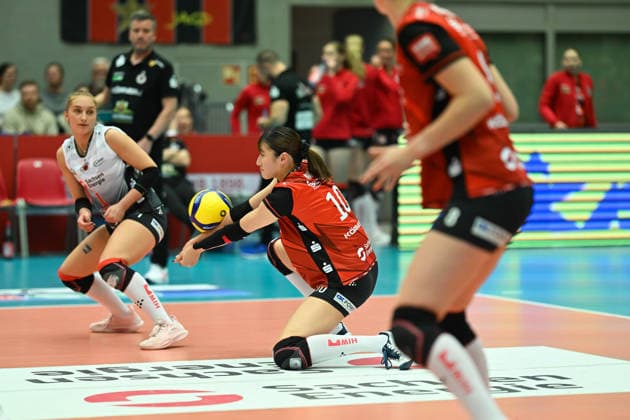 Miku Akimoto (Dresdner SC, 10) Dresdner SC vs. Ladies in Black Aachen, 1. Volleyball Bundesliga Damen, Spielzeit 2025 2026, 29.11.2025 Dresdner SC vs. Ladies in Black Aachen, 1. Volleyball Bundesliga Damen, Spielzeit 2025 2026, 29.11.2025 Dresden Copyright: xEibner-Pressefoto xHoepnerx EP_PHR