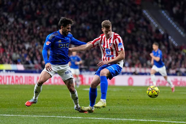 November 29, 2025, Madrid, Madrid, Spain: Alexander Sorloth of Atletico de Madrid in action during the Spanish League, LaLiga EA Sports, football match played between Atletico de Madrid and Real Oviedo at Riyadh Air Metropolitano stadium on November 29, 2025, in Madrid, Spain. Madrid Spain - ZUMAa181 20251129_zaa_a181_217 Copyright: xOscarxJ.xBarrosox