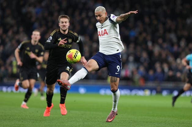 Tottenham Hotspur v Fulham 29 November 2025 London - Premier League football - Tottenham Hotspur v Fulham - Richarlison of Tottenham Hotspur - (Photo by Mark Leech). London UK Copyright: xMarkxLeechxOffside