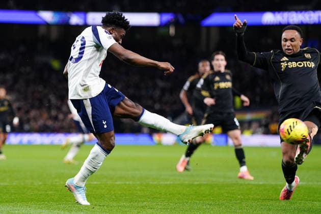 Premier League Tottenham Hotspur v Fulham Mohammed Kudus of Tottenham Hotspur scores to make it 1-2 during the Premier League match Tottenham Hotspur vs Fulham at Tottenham Hotspur Stadium, London, United Kingdom, 29th November 2025 (Photo by Harvey Murphy News Images) Copyright: xHarveyxMurphy NewsxImagesx
