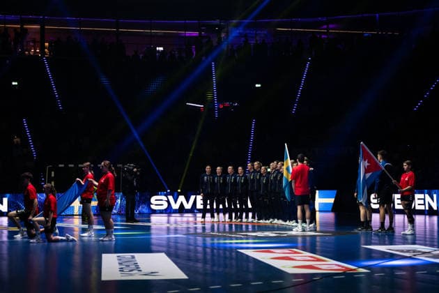 251129 Players of Sweden ahead of the 2025 IHF Women™s World Championship, WM, Weltmeisterschaft handball match between Cuba and Sweden on November 29, 2025 in Stuttgart. Photo: Emma Wallskog BILDBYRAN COP 320 EW0595 handball handboll handball bbeng vm handball-vm handbolls-vm ihf handball world championship world handball championship 2025 world championship 2025 cuba sverige sweden dam Copyright: EMMAxWALLSKOG BB251129EW099