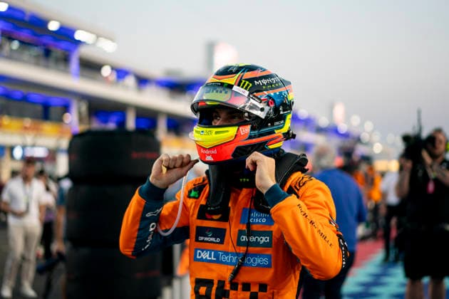 November 29, 2025, Lusail, Qatar: Australian driver OSCAR PIASTRI (McLaren F1 Team) is seen on the starting grid before the Sprint ahead of the F1 Grand Prix of Qatar at Lusail International Circuit in Lusail, Qatar. Lusail Qatar - ZUMAg147 20251129_fap_g147_010 Copyright: xJamesxGasperottix