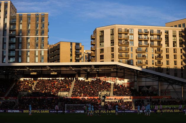 Brentford v Burnley 29 November 2025, London - Premier League Football - Brentford v Burnley - A general view of play within the Gtech Community Stadium - Photo: Jacques Feeney Offside. London UK Copyright: xJacquesxFeeneyx xOffsidexOffside