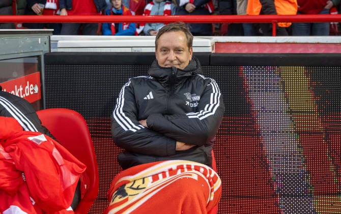 Fußball, Herren, Saison 2025 2026, 1. Bundesliga (12. Spieltag), 1. FC Union Berlin - 1. FC Heidenheim, Profifußball-Geschäftsführer Horst Heldt (1. FC Union Berlin), 29.11.2025, Copyright: xMatthiasxKochx