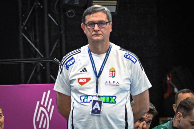Niederlande, Handball, Weltmeisterschaft der Frauen 2025, Iran vs Ungarn, 29.11.2025, Maaspoort Sports & Events, s-Hertogenbosch, Niederlande, Vlagyimir Golovin (Nationaltrainer, Ungarn) Copyright: xMarkusxVerwimpx