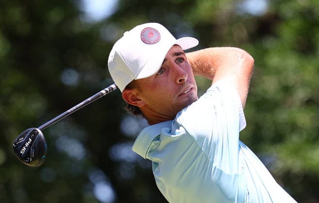 GOLF AUSTRALIAN PGA, Golf Herren Spain s David Puig on the 2nd hole during the Final Round of the Australian PGA Championship at Royal Queensland Golf Club in Brisbane, Sunday, November 30, 2025. ( NO ARCHIVING, EDITORIAL USE ONLY BRISBANE QUEENSLAND AUSTRALIA  Copyright: xx 20251130165621201398