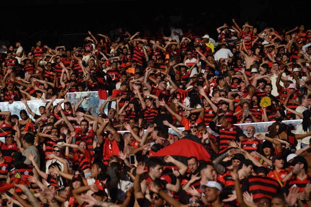 Palmeiras v Flamengo - Copa Libertadores 2025 Final LIMA, PERU - NOVEMBER 29: Flamengo fans celebrate after their team wins the 2025 Copa Libertadores final against Palmeiras at Estadio Monumental in Lima, Peru, on November 29, 2025. Fabio Teixeira Anadolu Rio de Janeiro Brazil. Editorial use only. Please get in touch for any other usage.  Copyright: x2025xAnadoluxFabioxTeixeirax