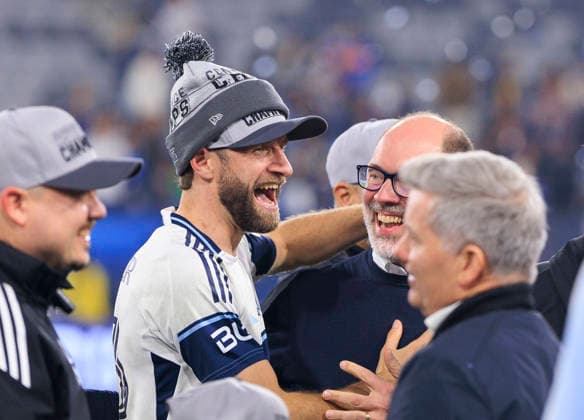 Sport Bilder des Tages November 29, 2025, San Diego, California, USA: Thomas Muller 13 of the Vancouver Whitecaps celebrates after winning the Audi 2025 MLS, Fussball Herren, USA Cup Playoffs Western Conference Final match against the San Diego FC on Saturday November 29, 2025 at Snapdragon Stadium in San Diego, California. JAVIER ROJAS PI San Diego USA - ZUMAp124 20251129_zaa_p124_031 Copyright: xJavierxRojasx