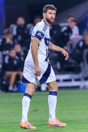 November 29, 2025, San Diego, California, USA: Thomas Muller 13 of the Vancouver Whitecaps during the Audi 2025 MLS, Fussball Herren, USA Cup Playoffs Western Conference Final match against the San Diego FC on Saturday November 29, 2025 at Snapdragon Stadium in San Diego, California. Vancouver Whitecaps defeat San Diego FC, 3-1. ARIANA RUIZ PI San Diego USA - ZUMAp124 20251129_zaa_p124_039 Copyright: xArianaxRuizx