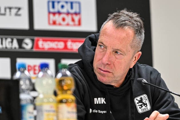GER, 3. Liga, SSV Ulm 1846 vs TSV 1860 München 29.11.2025, Donaustadion, Ulm, GER, 3. Liga, SSV Ulm 1846 vs TSV 1860 München, im Bild Markus Kauczinski (Muenchen), Pressekonferenz nach Spielende
