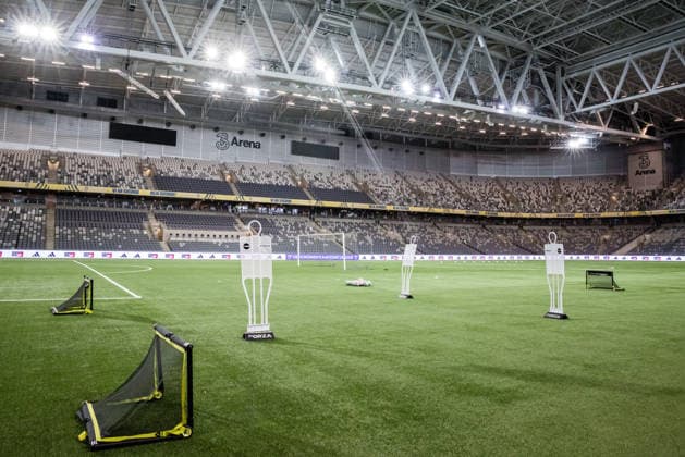 251130 3Arena ahead of a training session with the Swedish women s national football team on November 30, 2025 in Stockholm. Photo: Kenta Jönsson BILDBYRAN COP 210 KJ0291 fotboll football soccer fotball träning practice training sverige sweden dam bbeng Copyright: KENTAxJÖNSSON BB251130KJ001