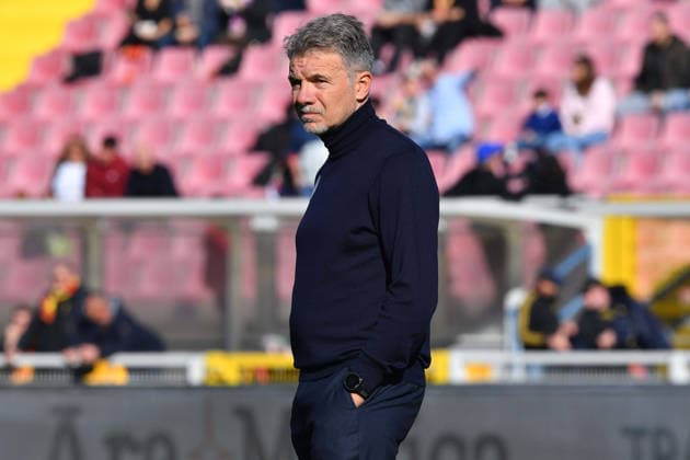 Torino s head coach Marco Baroni gestures-reacts during the Serie A Enilive soccer matchday 13 between US Lecce and Torino 1906 FC at the Via del Mare Stadium in Lecce, Italy, Sunday, November 30, 2025. (Credit Image: Giovanni Evangelista LaPresse)  Copyright: xGiovannixEvangelista LaPressex