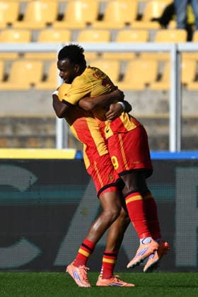 Ci Lecce 30 11 2025 - campionato di calcio serie A Lecce-Torino foto Carmelo Imbesi Image nella foto: esultanza gol Lassana Coulibaly 