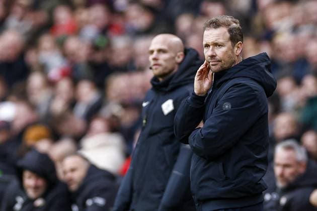 EINDHOVEN , 30-11-2025 , Philips stadium , season 2025 2026 , Dutch Eredivisie football , match between PSV and FC Volendam , picture shows FC Volendam trainer coach Rick Kruys PSV - Volendam  x32269749x Copyright: