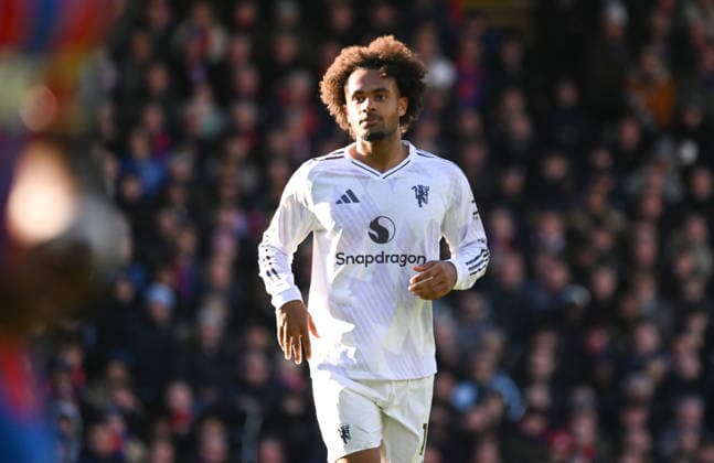 Crystal Palace v Manchester United, ManU Premier League Joshua Zirkzee of Manchester United during the Premier League match at Selhurst Park, London 30 11 2025 UK Newspapers OUT Copyright: xNigelxBramleyx FIL-22576-0058