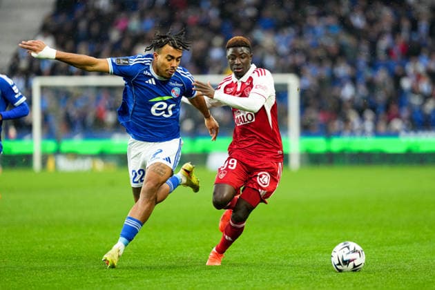 RC Strasbourg Alsace v Stade Brestois 29 - Ligue 1 McDonald s 2025 2026 99 Pathe MBOUP (sb29) during the Ligue 1 McDonald s match between RC Strasbourg Alsace and Stade Brestois 29 at Stade de la Meinau on November 30, 2025 in Strasbourg, France. Strasbourg France  Copyright: xFEPx 776348218