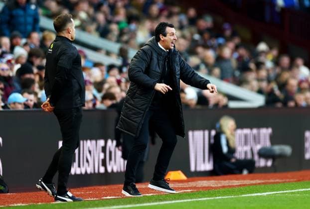 Aston Villa Manager Unai Emery. Aston Villa v Wolverhampton Wanderers, Premier League, Football, Villa Park, Birmingham, UK - 30 Nov 2025Birmingham Villa Park United Kingdom EDITORIAL USE ONLY No use with unauthorised audio, video, data, fixture lists, club league logos or live services. Online in-match use limited to 120 images, no video emulation. No use in betting, games or single club league player publications.  Copyright: xJamesxMarsh Shutterstockx 15941716aw