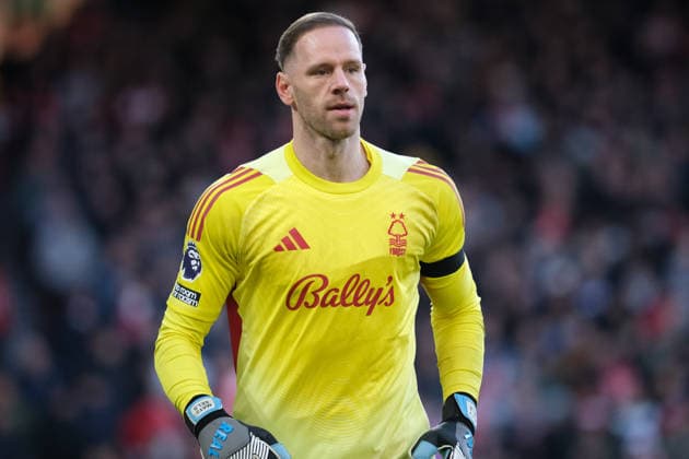 Matz Sels of Nottingham Forest seen during the Premier league football match between Nottingham Forest and Brighton Hove Albion at City Ground in Nottingham. Copyright: xPaulxBonser SportsxPressxPhotox Sportspressphoto_SPR67831