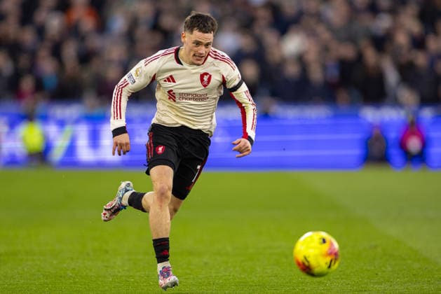 Football - FA Premier League - West Ham United FC v Liverpool FC LONDON, ENGLAND - Sunday, November 30, 2025: Liverpool s Florian Wirtz during the FA Premier League match between West Ham United FC and Liverpool FC at the London Stadium. (Photo by David Rawcliffe Propaganda) LONDON London Stadium GREATER LONDON ENGLAND  Copyright: xDavidxRawcliffex P2025-11-30-West_Ham_Liverpool-100