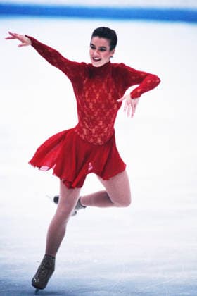 WITT Katarina Team Deutschland Olympische Winterspiele 1994 in Lillehammer Eiskunstlaufen Kuer der Frauen 7.Platz am 25. 02. 1994 in Hamar *** WITT Katarina Team Germany Olympic Winter Games 1994 in Lillehammer figure skating womens free skating 7th place on 25 02 1994 in Hamar Copyright: xLacixPerenyix