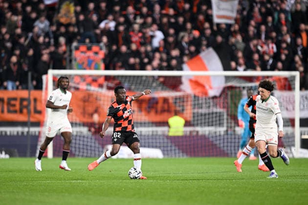 FC Lorient v OGC Nice - Ligue 1 McDonald s 2025 2026 62 Arthur AVOM (fcl) during the Ligue 1 McDonald s match between FC Lorient and OGC Nice at Stade du Moustoir on November 30, 2025 in Lorient, France. Lorient France  Copyright: xFEPx 776348213