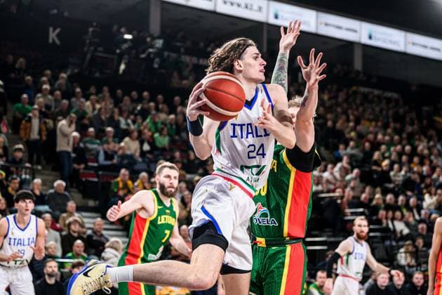 Francesco Ferrari Nazionale Italiana Maschile Senior - 2027 FIBA Basketball World Cup Qualifiers Lituania Lithuania - Italia Italy FIP 2025 Klaipeda, 30 11 2025 Foto M.Ceretti Ciamillo-Castoria Klaipeda ITA  Copyright: xMassimoxCerettix