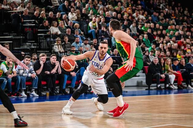 Stefano Tonut Nazionale Italiana Maschile Senior - 2027 FIBA Basketball World Cup Qualifiers Lituania Lithuania - Italia Italy FIP 2025 Klaipeda, 30 11 2025 Foto M.Ceretti Ciamillo-Castoria Klaipeda ITA  Copyright: xMassimoxCerettix