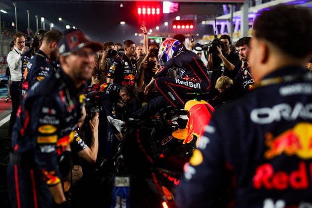 F1 - QATAR GRAND PRIX 2025 VERSTAPPEN Max (ned), Red Bull Racing RB21, portrait during the 2025 Formula 1 Qatar Grand Prix, 23th round of the 2025 FIA Formula One World Championship, WM, Weltmeisterschaft from November 28 to 30, 2025 on the Lusail International Circuit, in Lusail, Qatar -  Copyright: xFLORENTxGOODENx