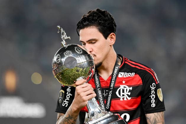 Palmeiras x Flamengo Final Libertadores LIMA, LI - 29.11.2025: PALMEIRAS X FLAMENGO FINAL LIBERTADORES - Pedro during Palmeiras x Flamengo match valid for the Final of the CONMEBOL Libertadores 2025, held at the Monumental stadium, located in the city of Lima, Peru, this Saturday (29). (Photo: Nayra Halm Fotoarena) x2850567x  NayraxHalm