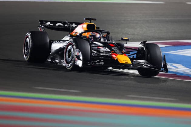 F1 - QATAR GRAND PRIX 2025 01 VERSTAPPEN Max (nld), Red Bull Racing RB21, action during the 2025 Formula 1 Qatar Grand Prix, 23th round of the 2025 FIA Formula One World Championship, WM, Weltmeisterschaft from November 28 to 30, 2025 on the Lusail International Circuit, in Lusail, Qatar -  Copyright: xANTONINxVINCENTx