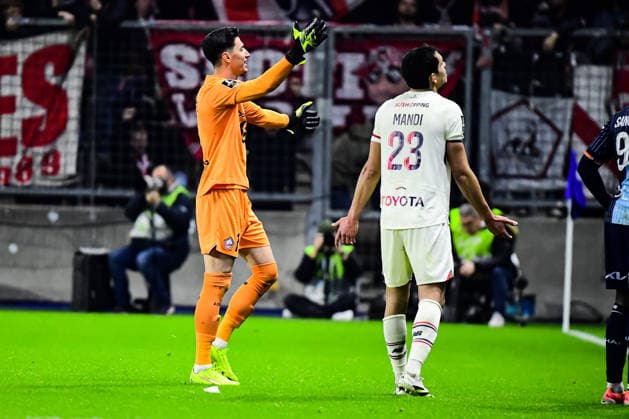 FOOTBALL : AC Le Havre vs Lille OSC - Ligue 1 McDonald s - JournÃ e 14 - 30 11 2025 Berke Ozer (Lille OSC) Le HavreFrance  Copyright: xBaptistexAutissierx