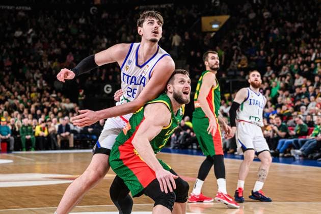Luigi Suigo Nazionale Italiana Maschile Senior - 2027 FIBA Basketball World Cup Qualifiers Lituania Lithuania - Italia Italy FIP 2025 Klaipeda, 30 11 2025 Foto M.Ceretti Ciamillo-Castoria Klaipeda ITA  Copyright: xMassimoxCerettix